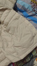 鸭鸭（YAYA）佟丽娅同款轻薄羽绒服女新款冬季短款圆领内胆修身时尚薄外套男 米白色【女款无领】 2XL 【建议125-140斤】 实拍图