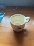 网红新款叠叠马克杯宿舍家用可爱狗陶瓷杯水杯礼物茶杯咖啡杯 奶油色 1个 280ml 奶白礼帽小狗叠叠杯【无盒装】 实拍图