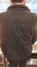 古谦 加绒棉马甲男士外套冬季休闲立领背心男中青年防寒保暖马夹男装 黑色 加绒马甲 XL （105-120斤） 实拍图