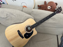 萨伽（SAGA） 吉他sf700单板面单民谣萨迦木吉他入门初学者萨嘎乐器 41英寸D桶SF700C原木色缺角 实拍图