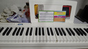 特伦斯折叠钢琴88键便携式电钢琴成人儿童电子琴重力度键盘V30pro钢琴 时尚白+专用琴包+Z琴架 实拍图