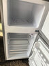 奥克斯小冰箱家用小型迷你冷藏冷冻两用出租房宿舍用节能省电寝室办公室电冰箱 【节能省电】176银色【高效保鲜 铜管速冷】56L 实拍图