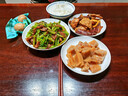 塑料靠背椅子加厚家用小户型餐厅桌可叠放牛角椅轻奢高级扶手餐椅 灰色四把装【加固牛角椅】 实拍图