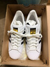 阿迪达斯adidas三叶草贝壳头SUPERSTAR男女休闲鞋EG4958 44码 实拍图