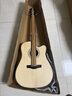BROOK 布洛克v12吉他单板民谣吉他面单木吉他初学者乐器 41英寸原木色缺角V12N-DCME 电箱 实拍图