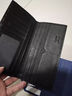 七匹狼（SEPTWOLVES）钱包男士长款真皮2026新款超薄头层牛皮拉链钱夹爸爸皮夹手包卡包 超薄黑金属狼标3A3071032-01 实拍图