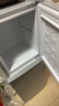 新飞冰箱小型租房用 一级能效冷 藏冷冻两用1-2人家用小冰箱 出租房双门电冰箱办公室两门 26年旗舰 90A142LS一级能效【保鲜盒款】银 实拍图