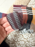 南极人袜子女士袜子毛圈加绒加厚舒适透气保暖袜秋冬季条纹中筒袜10双 实拍图