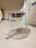特厚耐热玻璃公道杯不锈钢茶漏套装大号分茶加厚耐高温茶具配件 茶漏+直身公杯 450ml 1只 实拍图