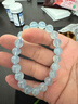 石玥珠宝精品9-10mm海蓝宝石手串本命年转运珠天然水晶手链男女士款礼物 实拍图
