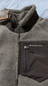 京东京造摇粒绒外套男冲锋衣内胆夹克羊羔绒立领保暖男士外套 烟灰色 XXL 实拍图