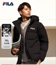 FILA 斐乐官方情侣羽绒服2025年冬时尚休闲连帽上衣男女同款保暖外套 实拍图