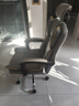 锦汐电脑椅办公椅子电竞椅家用人体工学椅老板椅主播靠背椅皮革转椅 灰色+4级杆+乳胶【二代升级】 实拍图