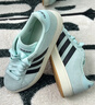 adidas「面包鞋」GRAND COURT BASE 00s休闲低帮板鞋男女阿迪达斯 薄荷绿/黑色/汉玉白   44 实拍图