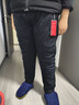 罗蒙（ROMON）休闲裤子男青年加绒裤男加厚保暖棉裤防风防水裤 黑色束脚3XL 实拍图