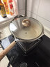 卡罗特 有钛不粘锅炒锅麦饭石色煎炒锅炒菜锅具电磁炉炒锅燃气灶通用 28cm炒锅带盖（1-4人） 28cm 实拍图