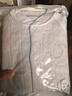 婧麒（JOYNCLEON）婴儿衣服秋冬连体衣纯棉新生儿季男女宝宝夹棉保暖对开哈衣服爬服 中开星月苍绿 90cm 【1-2岁，体重9.5-13kg】 实拍图