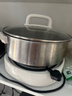 九阳（Joyoung）0涂层秒涮电火锅火锅专用锅电锅家用4-8人不粘分体式可拆洗多功能电蒸锅不锈钢电煮锅6L火锅锅GN64 实拍图