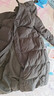 京东京造【高充绒312G】90绒羽绒服男冬季男女长款加厚保暖外套 纯净灰 XL 实拍图