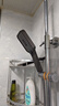 睦歌（MUGE）增压淋浴花洒喷头超强高压大出水通用接口洗澡手持莲蓬头三件套装 星空灰-单花洒 实拍图