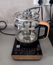 美的（Midea） 养生壶1.5L 高硼硅玻璃煮茶壶 智能预约保温电热水壶 大口径烧水壶电水壶 附带滤网 年货 【316L材质】GE1703Pro 1.5L 实拍图