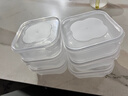 【冰箱神器】保鲜盒食品级冷冻收纳盒微波炉饭盒学生便当盒餐盒 可冷冻收纳盒 6个装 350ml 实拍图