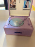 WHATPLUSC300一体式CD机发烧友专辑播放器 复古CD播放机 唱片机造型 蓝牙音响 蓝牙cd机 礼物 香芋紫色 实拍图