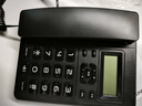 中诺电话机家用 固定电话座机 免提通话 一键拨号 来电显示 中性商务办公室家庭酒店老人前台 W099黑色 实拍图