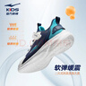 鸿星尔克（ERKE）童鞋男女童密网跑鞋新品大小童运动鞋【鸣鸥】藏深蓝/法翠蓝37 实拍图