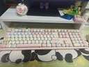 AKKO【粉色键鼠套装】猪猪派对有线/蓝牙/无线三模机械键盘女生高颜值可爱游戏键盘&安琪猫猫鼠标双模 实拍图