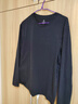 京东京造【10A抗菌T】长袖t恤男卫衣打底衫衣服白小T男装 黑色 3XL 实拍图
