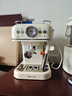 小熊（Bear）小白咖咖啡机 家用小型半自动意式 咖啡胶囊可用冷热双萃20Bar泵压可视压力计可调式奶泡 E12S7 实拍图