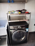 欧品缘不锈钢储物架厨房置物架家用烤箱微波炉架多层冰柜洗衣机架 高150三层 长60宽30 内径减10 实拍图
