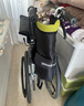 鱼跃 (yuwell)手动轮椅车H062折叠老人轻便免充气铝合金旅行手推代步 实拍图