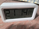 得力（deli）儿童节充电电子闹钟背光家用学生儿童温湿度计床头钟开学升学必备白 LE103A开学必备新年礼物 实拍图