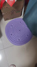 SMOOKY指压板脚底按摩脚垫穴位疏通脚心指压板仿鹅卵石圆形垫慢跑 优雅紫【圆形直径约55cm】 实拍图