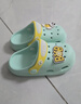 巴布豆儿童拖鞋男女童宝宝洞洞鞋夏软底婴幼儿凉拖鞋 朦胧绿170码 实拍图