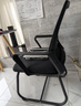 点萤 电脑椅子弓形椅办公椅久坐舒服座椅宿舍椅子靠背椅DNY-84pro 【升级防倾底角】黑框黑网 实拍图