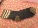 雅鹿袜子女秋冬撞色情侣加厚保暖毛圈中筒袜 随机颜色 2双 实拍图