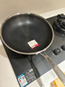 爱乐仕炒锅不粘 316不锈钢双面不粘内径32cm少油烟带盖炒菜锅 旗舰款316双面【内32外34】 32cm 实拍图