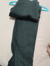 恒源祥加长含羊毛护膝保暖裤男加绒加厚男士德绒打底毛线裤单件冬季保暖 【护膝款】黑灰   3XL /185 实拍图