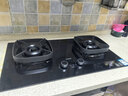 华帝【双边定时+纳米科技面板】家用燃气灶天然气嵌入式5.2kW猛火煤气炉双灶具灶台i10306D 实拍图
