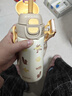 苏泊尔（SUPOR）儿童水杯保温杯 双饮吸管杯直饮学生水杯 316L不锈钢开学便携套装 实拍图