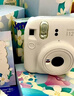 INSTAX富士instax立拍立得 一次成像相机 mini12精美礼盒 月光茉莉 含10张fafa花边相纸 实拍图