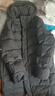 京东京造羽绒服男鸭绒加厚防寒工装面包服防泼水冬季外套中长款 黑色 M 实拍图