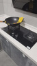 美的（Midea）【液化气/煤气罐】燃气灶双灶家用5.0KW大火力黑晶宽面板台嵌两用双灶Q330 实拍图