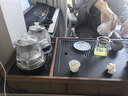 木马人移动茶桌家用小茶台客厅泡茶车茶几茶具套装自动烧水壶一体茶水柜 【乌金石面板】茶色-80长单抽单门+煮茶款全自动电器 实拍图
