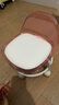 亚克力小凳子静音带万向轮儿童学步凳网红小椅子滑轮矮凳浴室凳 颜色随机【活动款】 实拍图