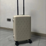 米家小米行李箱20英寸拉杆箱可登机箱万向轮旅行箱男女小型密码箱白色 实拍图