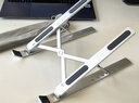 ThinkPad联想 笔记本支架电脑桌支架 便携立式铝合金增高架适用苹果小新PRO14 华为11-17.3英寸 ZJA3 银色 实拍图
